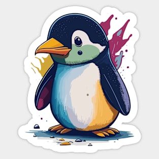 Penguin Portrait Sticker